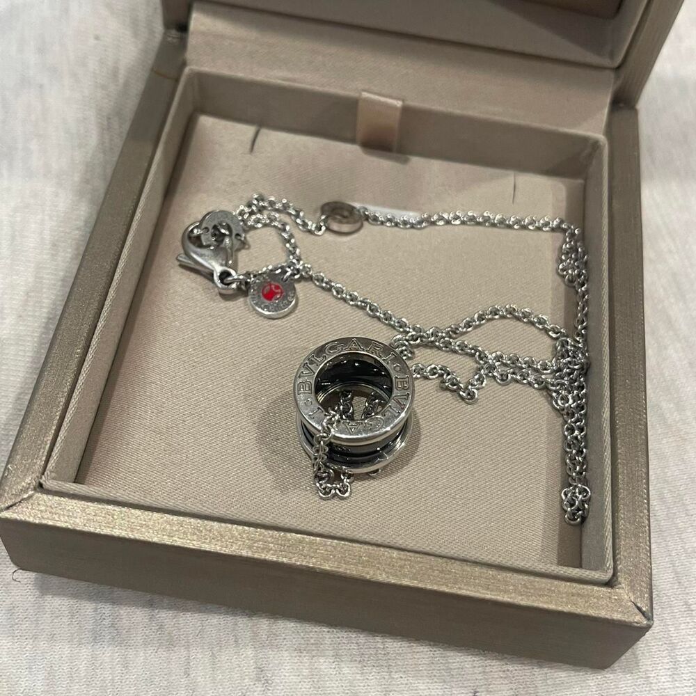 Bvlgari B.Zero1 Save the Children Pendant Necklace Sterling Silver with Ceramic - Picture 4 of 6